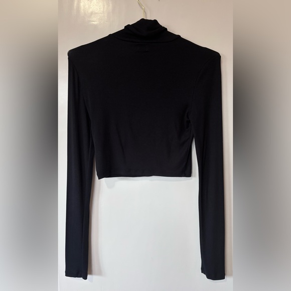 Sunday Best| Aritzia| ‘BestHug’ Little Ribbed Classic Turtleneck in Black Sz S - Picture 4 of 6